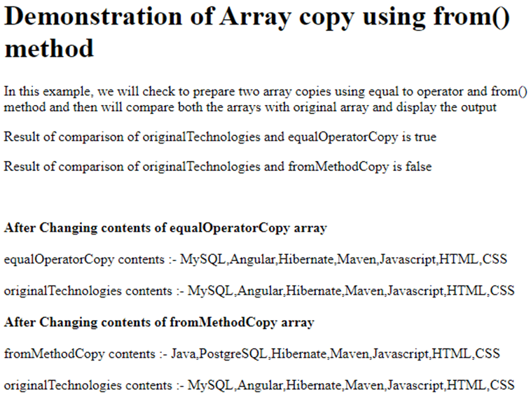JavaScript Copy Array-1.2