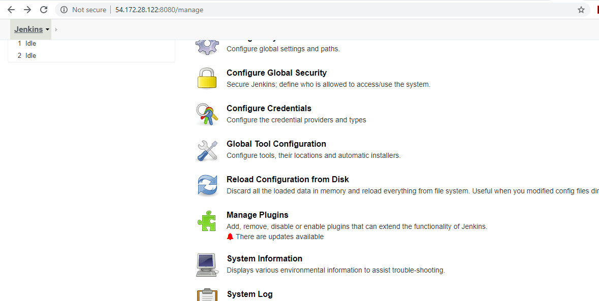 Jenkins Reporting output 2