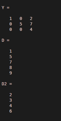 Matlab find Index output 1
