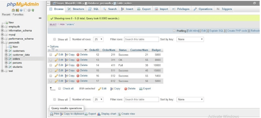 MySQL COMMIT table 2