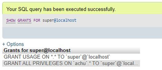 MySQL super Privilege 2