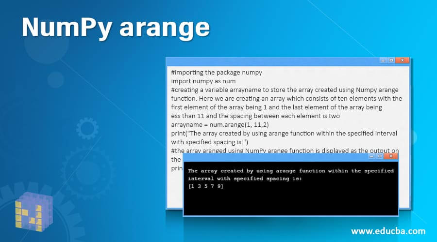 NumPy arange
