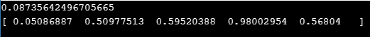 NumPy random output 2