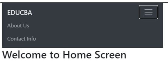 Welcome to Home SCreen