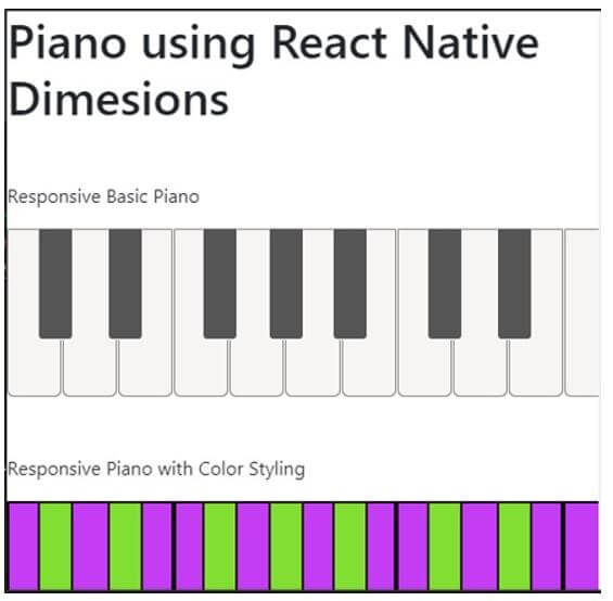 React Native Dimensions 2