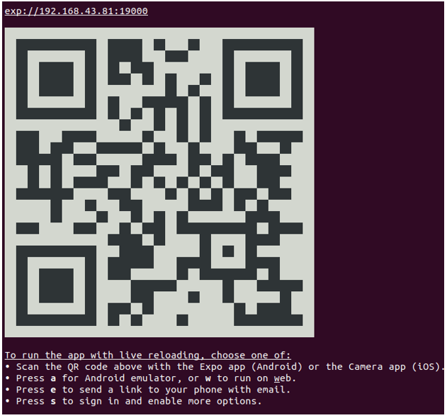 React Native Gesture Handler output 2