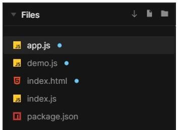 files used in to implement