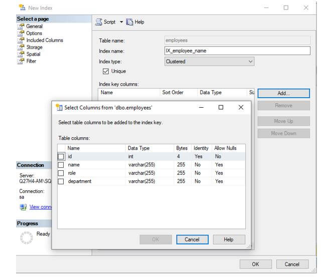 new dialog box will appear