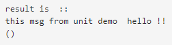 Scala unit output 1