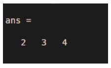 array having 2x3x4 size
