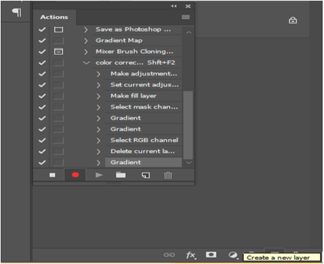 Create new layer button 12