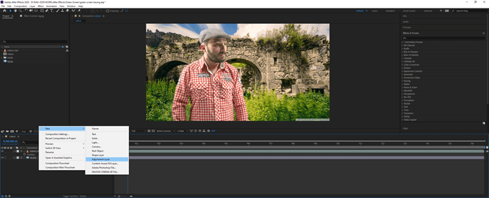 After Effects green screen output 17