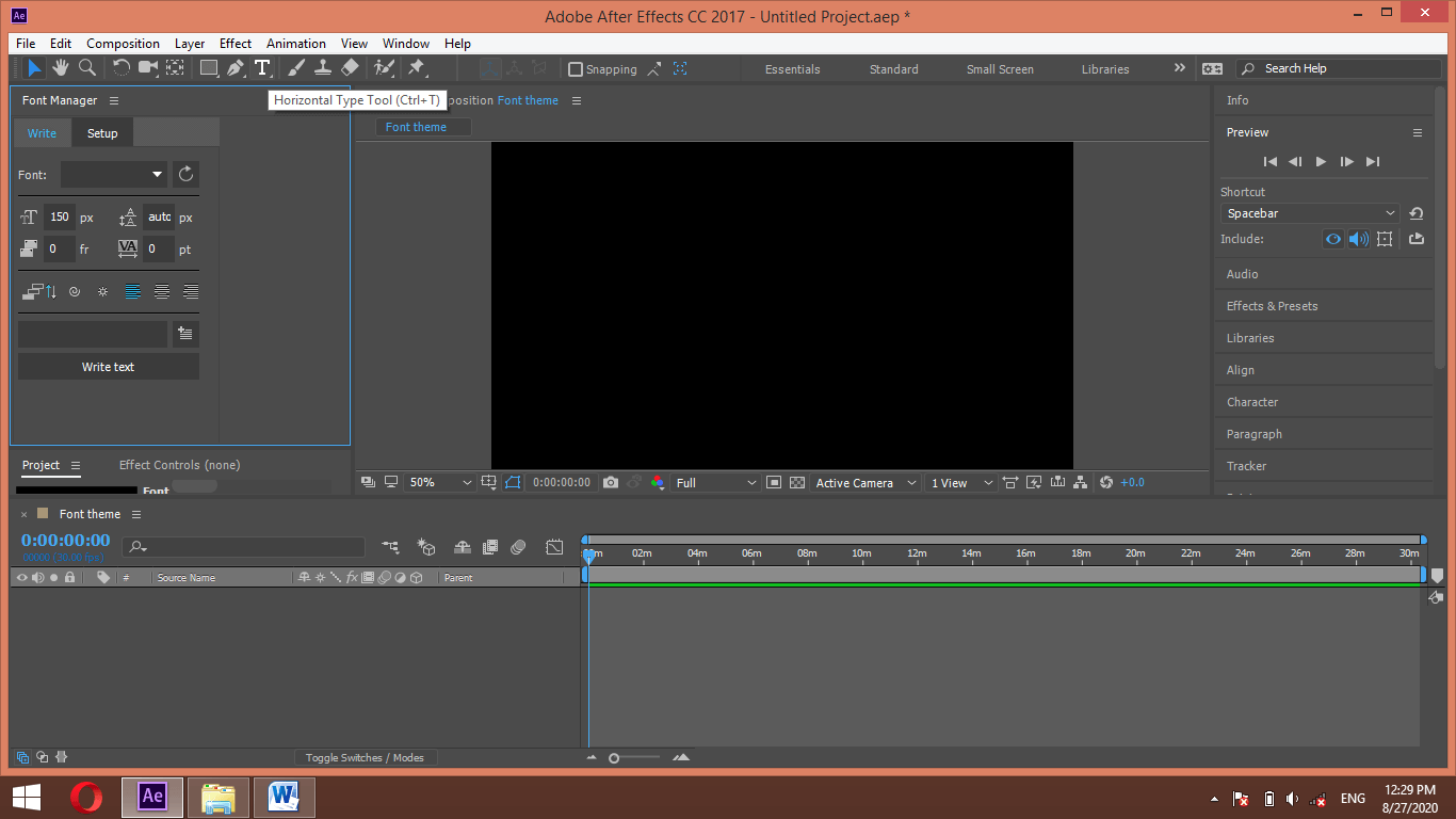 After effect font output 6