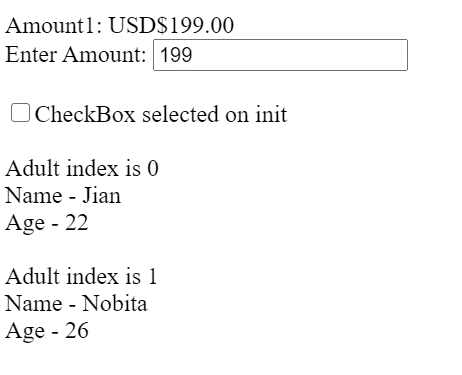 AngularJs ng init output 3