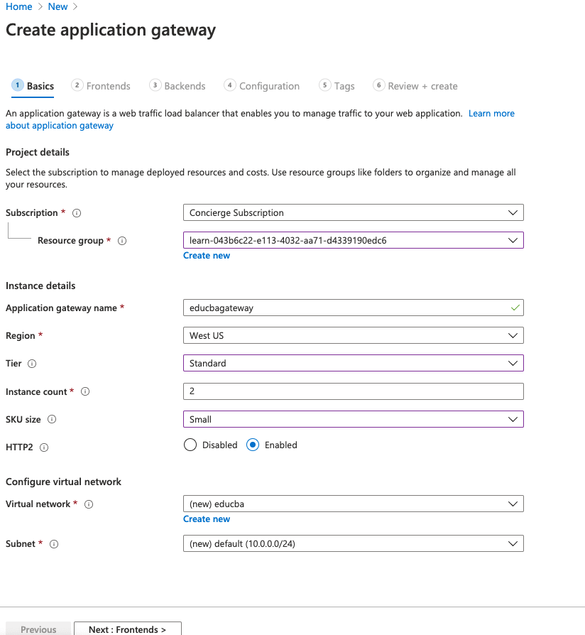 Azure application gateway output 7