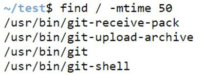 files that has been modified in last 50 days