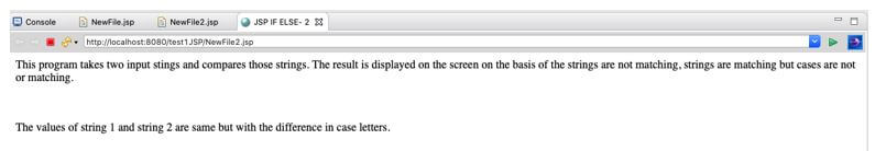 JSP if else 2