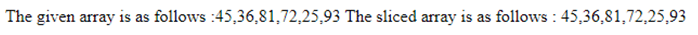 JavaScript Array Slice-2.1