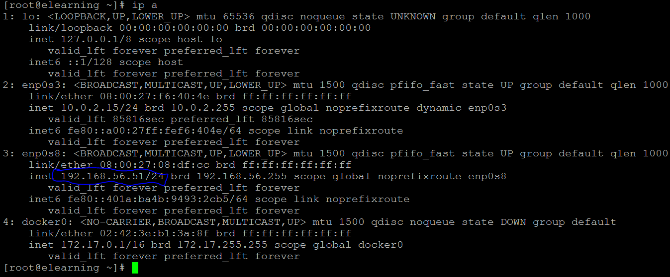 Linux network manager output 3
