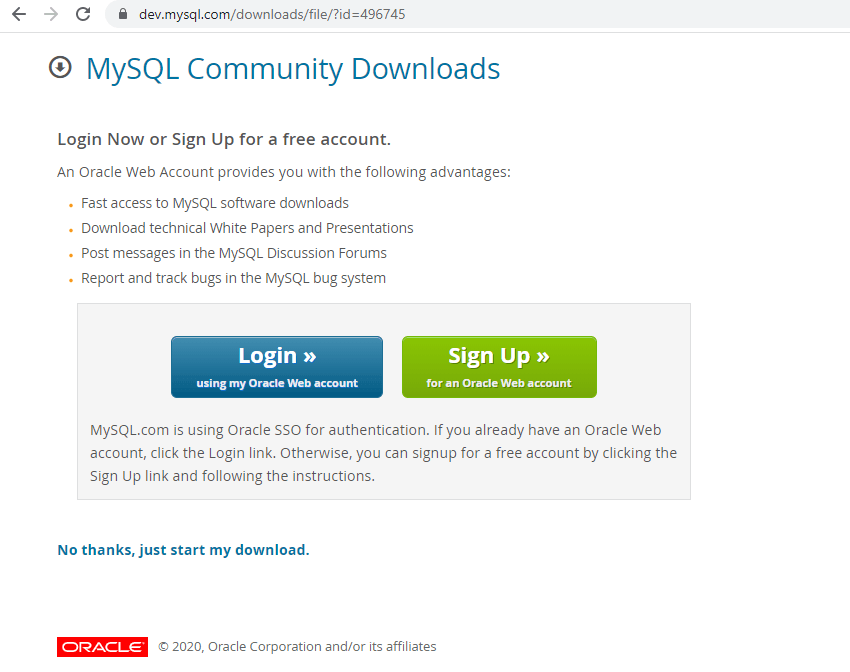 MySQL Community Server output 4