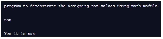 using math module in Python