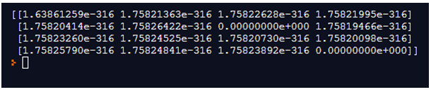 NumPy empty array-1.3