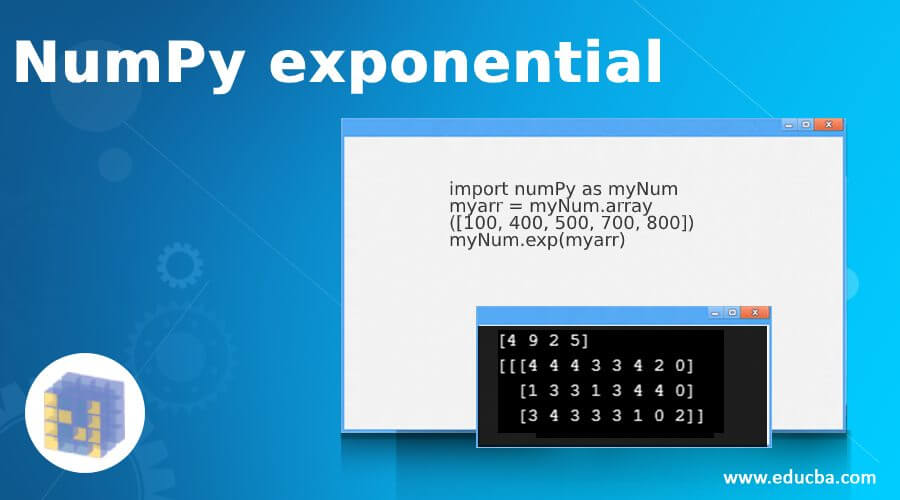 NumPy exponential