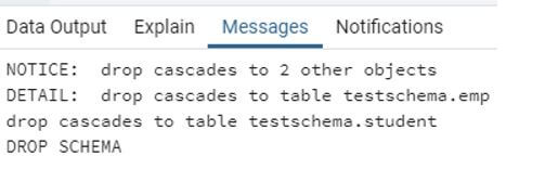 PostgreSQL Drop Schema 12