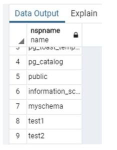 PostgreSQL Drop Schema 16