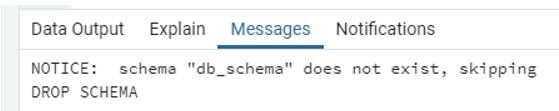 PostgreSQL Drop Schema 7