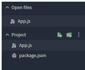 files used to implement