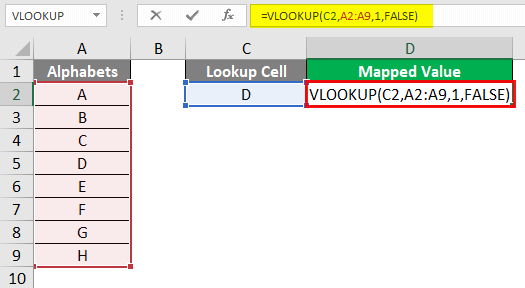 vlookup names 1-5
