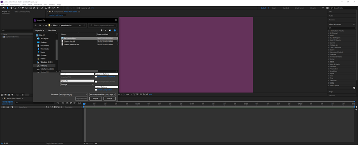 After Effects Move Anchor Point output 3
