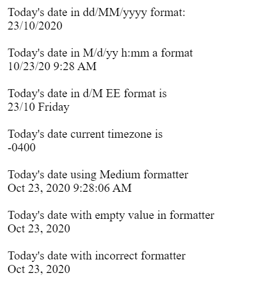 AngularJS Date Filter