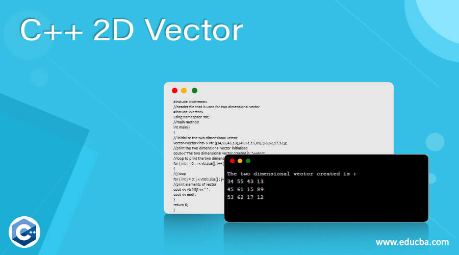 C++ 2D Vector