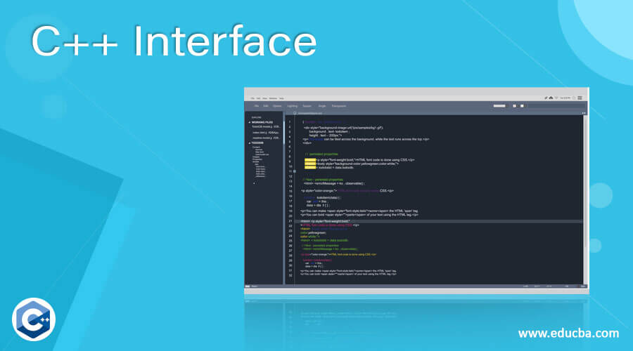 C++ Interface