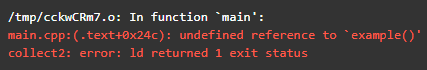 C++ Undefined Reference 2