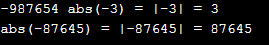 C++ absolute value 1