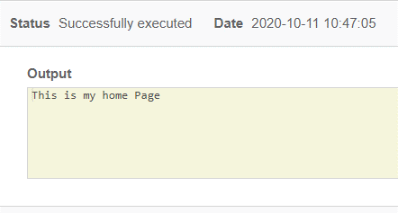 C++ interface output 2