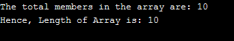 C++ lenth of array 3