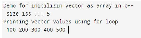 C++ vector Initialization 4