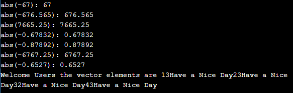 C++ vector insert Example 2