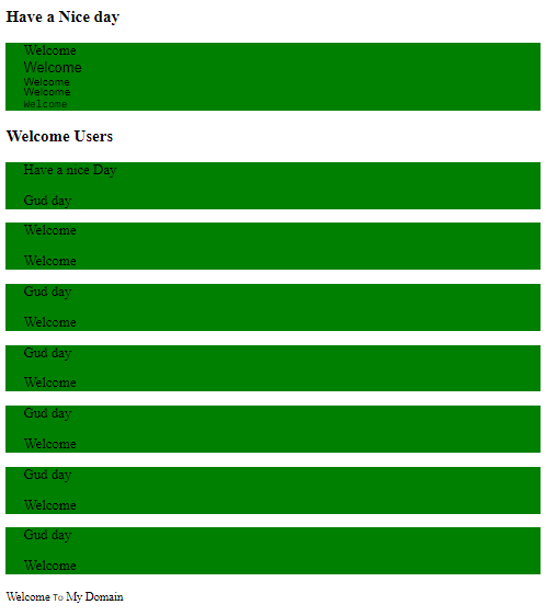 CSS Font List output 1