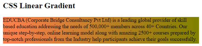 CSS Linear Gradient-1.2