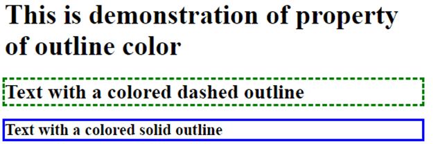 CSS Outline Property-1.2