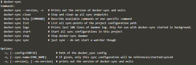 Docker Sync 1
