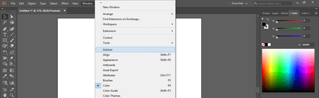 Illustrator Repeat Action output 3