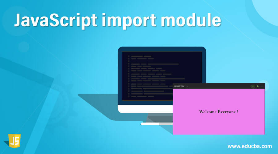 JavaScript import module