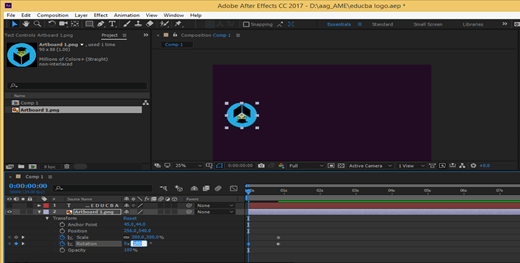 Lower third after effect output 11