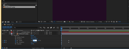 Lower third after effect output 12